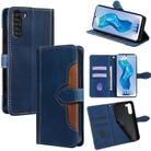 For ZTE nubia S 5G A403ZT Skin Feel Magnetic Buckle Leather Phone Case(Blue) - 1
