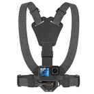 STARTRC Action Camera Magnetic Quick Release Bracket POV View Chest Strap(Black) - 1