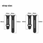 For Apple Watch 7 41mm Square Buckle Armor Style Silicone Watch Band(Plating Titanium Black) - 7