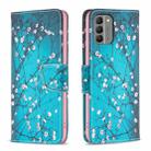 For Nokia G310 Colored Drawing Pattern Leather Phone Case(Plum Blossom) - 1