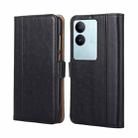 For vivo S17 5G / S17 Pro 5G Ostrich Texture Horizontal Flip Leather Phone Case(Black) - 1
