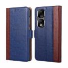 For Honor 90 Pro 5G Ostrich Texture Horizontal Flip Leather Phone Case(Blue) - 1