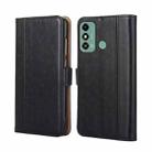 For ZTE Blade A53 4G Ostrich Texture Horizontal Flip Leather Phone Case(Black) - 1