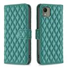 For Nokia C110 Diamond Lattice Wallet Flip Leather Phone Case(Green) - 1