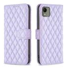 For Nokia C110 Diamond Lattice Wallet Flip Leather Phone Case(Purple) - 1