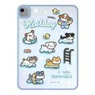 For iPad 10th Gen 10.9 2022 Painted Acrylic Tablet Case(Swimming Puppy) - 1