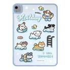 For iPad Air 2022 / 2020 10.9 Painted Acrylic Tablet Case(Swimming Puppy) - 1