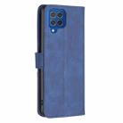 For Samsung Galaxy M62/F62 Magnetic Buckle Rhombus Texture Leather Phone Case(Blue) - 3