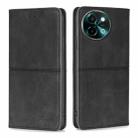 For vivo Y38 5G / T3x Global Cow Texture Magnetic Leather Phone Case(Black) - 1