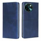 For vivo Y38 5G / T3x Global Cow Texture Magnetic Leather Phone Case(Blue) - 1