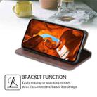 For vivo S19 Cow Texture Magnetic Leather Phone Case(Dark Brown) - 3