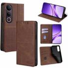 For vivo V50 Lite 5G Cow Texture Magnetic Leather Phone Case(Dark Brown) - 1