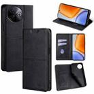 For vivo Y39 5G Global Cow Texture Magnetic Leather Phone Case(Black) - 1