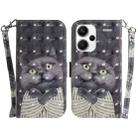 For Xiaomi Redmi Note 13 Pro+ 5G 3D Colored Horizontal Flip Leather Phone Case(Hug Cat) - 1