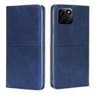 For Honor Play 60 Plus Cow Texture Magnetic Leather Phone Case(Blue) - 1