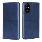 For Honor 200 Pro 5G Cow Texture Magnetic Leather Phone Case(Blue) - 1