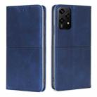 For Honor 200 Lite 5G Global Cow Texture Magnetic Leather Phone Case(Blue) - 1