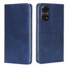 For ZTE Anshin Family Cow Texture Magnetic Leather Phone Case(Blue) - 1