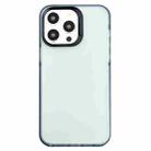 For iPhone 12 Pro Max 2 in 1 Frosted TPU Phone Case(Transparent Black) - 1