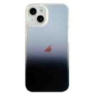 For iPhone 14 Double Sided IMD Laser Gradient PC Phone Case(Black) - 1