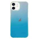 For iPhone 12 Double Sided IMD Laser Gradient PC Phone Case(Blue) - 1