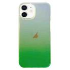 For iPhone 11 Double Sided IMD Laser Gradient PC Phone Case(Green) - 1