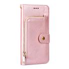 For Huawei Enjoy 60 Pro / nova 11i Zipper Bag Leather Phone Case(Rose Gold) - 2