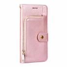 For Honor 90 Pro 5G Zipper Bag Leather Phone Case(Rose Gold) - 2