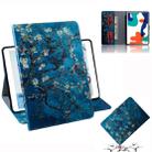 For Huawei MatePad Colored Drawing Pattern Horizontal Flip PU Leather Case with Holder & Card Slots & Wallet(Apricot Blossom) - 1