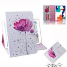 For Huawei MatePad Colored Drawing Pattern Horizontal Flip PU Leather Case with Holder & Card Slots & Wallet(Purple Orchid) - 1