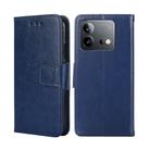 For vivo iQOO Neo 8 / 8 Pro 5G Crystal Texture Leather Phone Case(Royal Blue) - 1