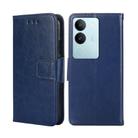 For vivo S17 5G / S17 Pro 5G Crystal Texture Leather Phone Case(Royal Blue) - 1