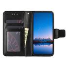 For vivo Y35+ 5G Crystal Texture Leather Phone Case(Black) - 3