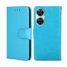 For Huawei Enjoy 60 Pro / nova 11i Crystal Texture Leather Phone Case(Sky Blue) - 1