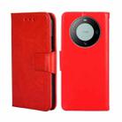 For Huawei Mate 60 Crystal Texture Leather Phone Case(Red) - 1