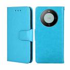 For Huawei Mate 60 Crystal Texture Leather Phone Case(Sky Blue) - 1