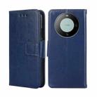 For Huawei Mate 60 Crystal Texture Leather Phone Case(Royal Blue) - 1