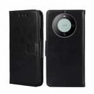 For Huawei Mate 60 Crystal Texture Leather Phone Case(Black) - 1