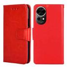 For Huawei nova 12 5G Crystal Texture Leather Phone Case(Red) - 1