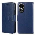 For Huawei nova 12 5G Crystal Texture Leather Phone Case(Royal Blue) - 1