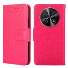 For Huawei nova 12i 4G Crystal Texture Leather Phone Case(Rose Red) - 1
