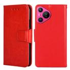 For Huawei Pura 70 5G Crystal Texture Leather Phone Case(Red) - 1
