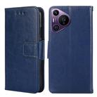 For Huawei Pura 70 Pro / 70 Pro+ 5G Crystal Texture Leather Phone Case(Royal Blue) - 1