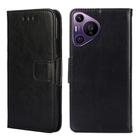For Huawei Pura 70 Pro / 70 Pro+ 5G Crystal Texture Leather Phone Case(Black) - 1