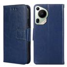 For Huawei Pura 70 Ultra 5G Crystal Texture Leather Phone Case(Royal Blue) - 1