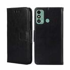 For ZTE Blade A53 4G Crystal Texture Leather Phone Case(Black) - 1