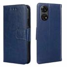 For ZTE Anshin Family Crystal Texture Leather Phone Case(Royal Blue) - 1