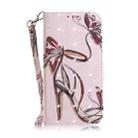 For Motorola Edge 50 Fusion 3D Colored Horizontal Flip Leather Phone Case(Butterfly High-heeled) - 2