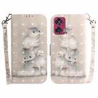 For Motorola Edge 50 Fusion 3D Colored Flip Leather Phone Case(Squirrels) - 1