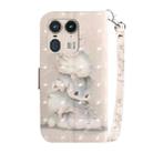 For Motorola Edge 50 Ultra 3D Colored Horizontal Flip Leather Phone Case(Squirrels) - 3